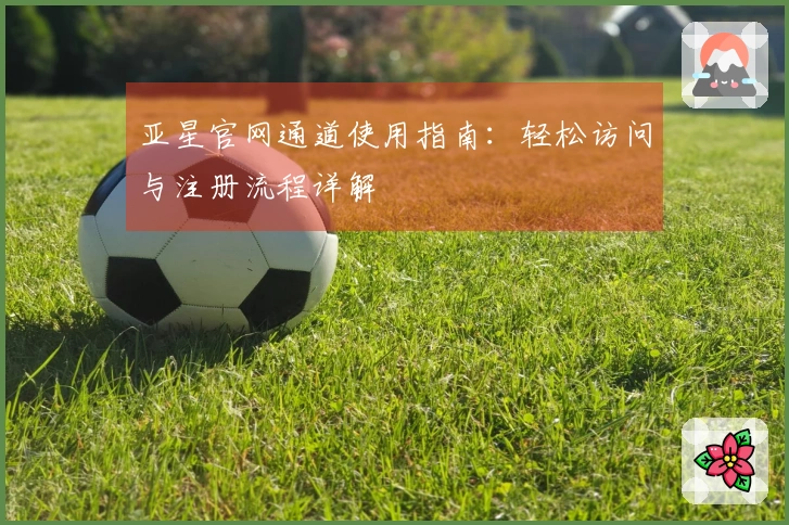 亚星官网通道使用指南：轻松访问与注册流程详解